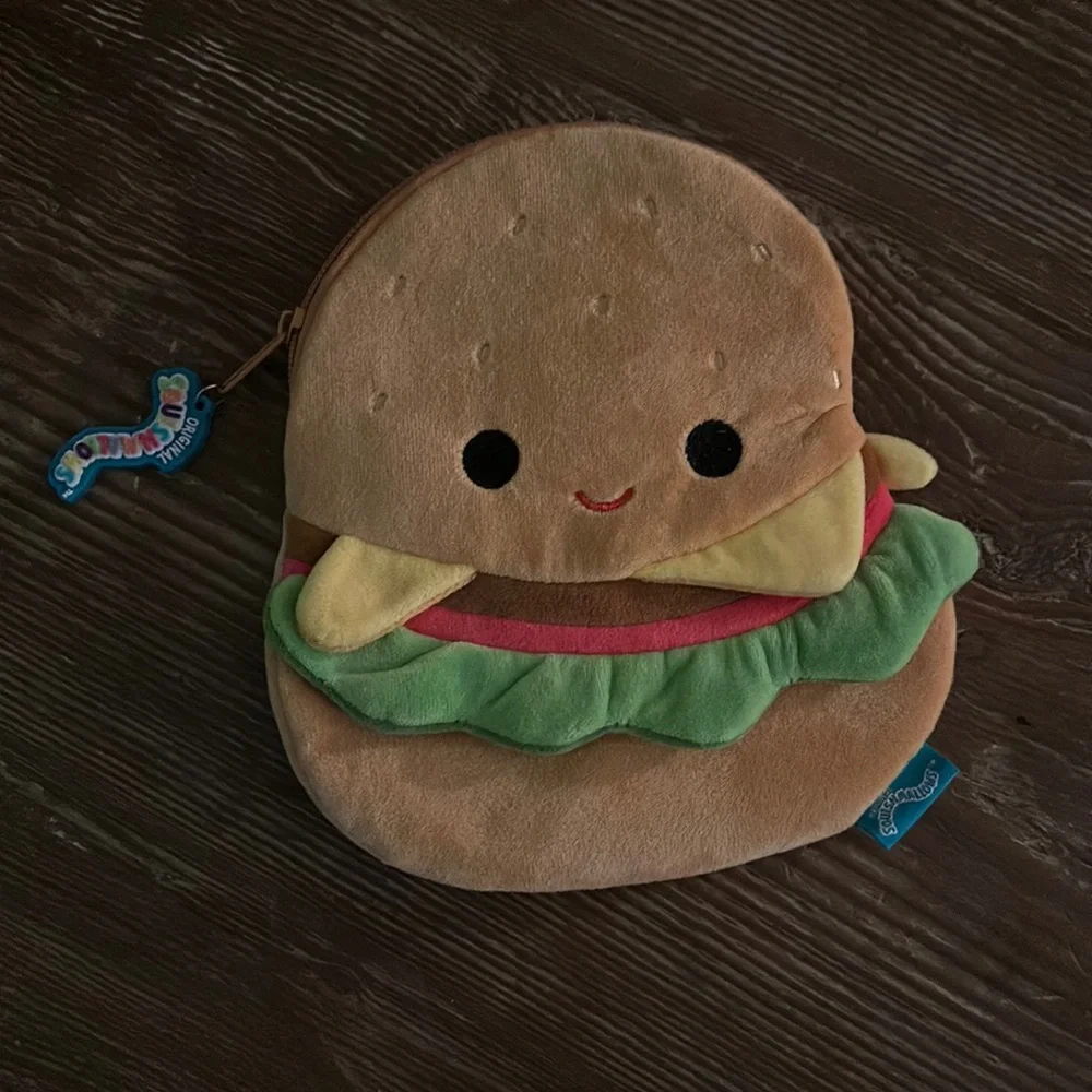 🍔 SQUISHMALLOWS |‎ Carl the Cheeseburger Pouch